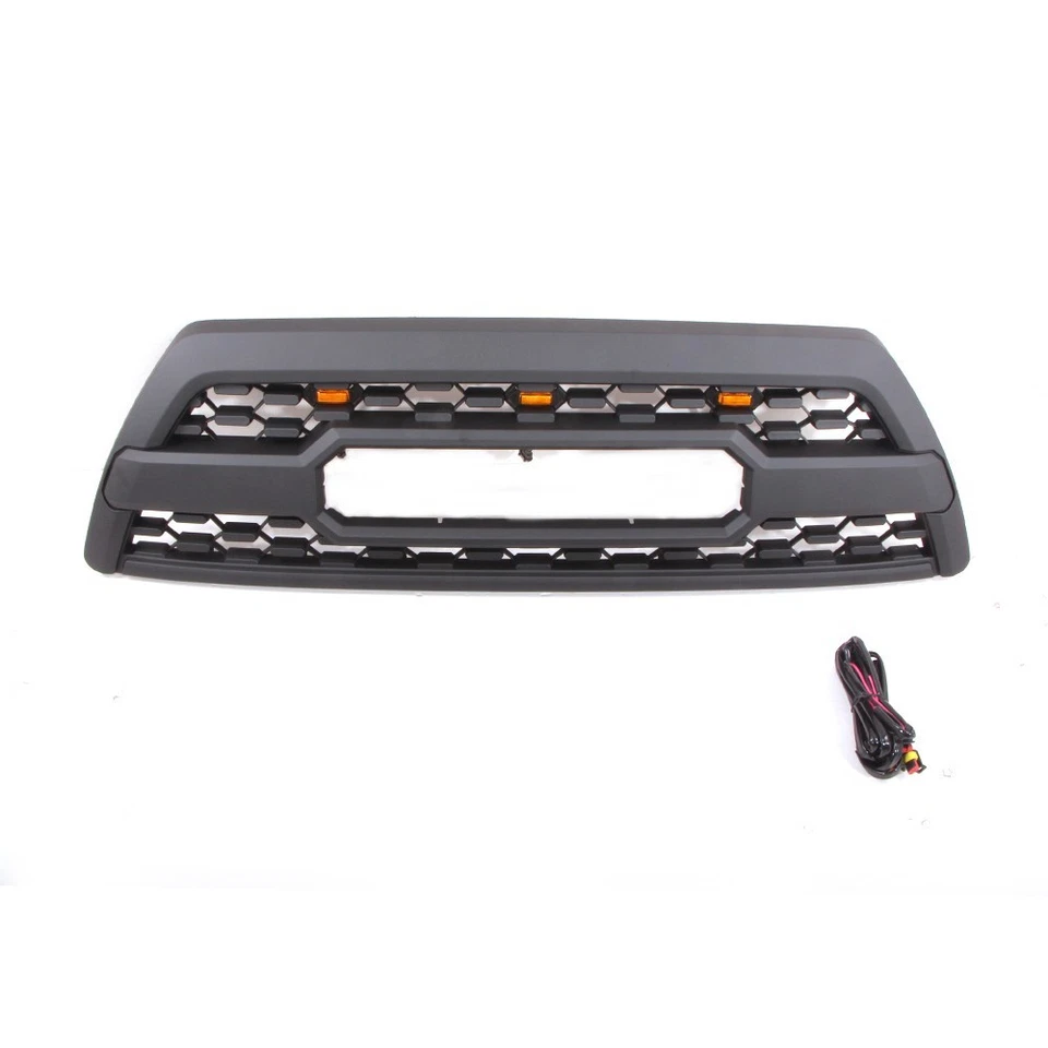 Rejilla delantera negra apta para Ford 2006 2007 2008 2009 4Runner con luz LED Foto 4 de 4