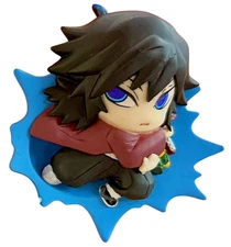 Demon Slayer Giyu Tomioka Relief Figure Magnet v3 Capsule Toy Gacha Japan