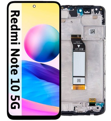 Für Xiaomi Redmi Note 10 5G Display Komplettes Bildschirm LCD +Touch Rahmen 