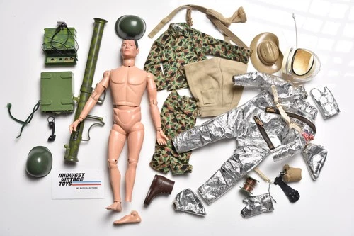 Lot (A) ITEM IS IN UOf Vintage 1960s 12"  GI Joe Figures, Clothing & Accessories