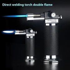 Adjustable Double Fire Spray Gun Welding Gun Direct Punch Flame Lighter