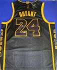 Kobe Bryant HAND SIGNED #8/24 Lakers Basketball Nike Jersey Black W/COA