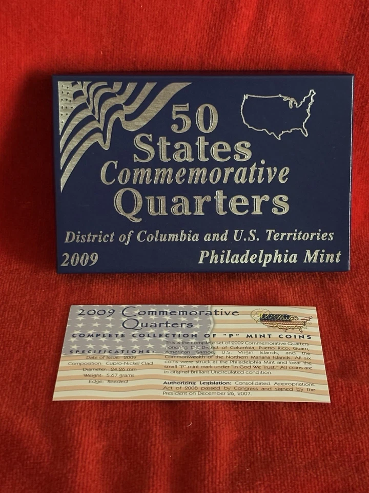 2009 DC & US Territory Comm Quarters - Denver -Philadelphia-Gold-Platinum Set - Image 4 of 4