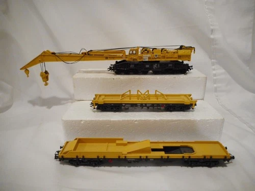 Marklin 49950 HO Scale Deutsche-Bahn Railroad Crane Set With Digital Functions