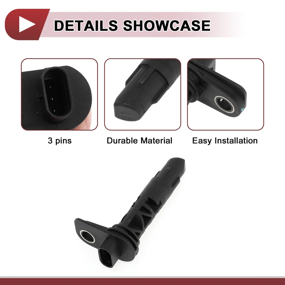 Crankshaft Position Sensor for Chevrolet Cruze 1.4 2017-2019 No.12662533 1 Pc - Image 3 of 4