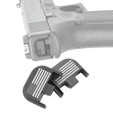2 Pcs Rear Cover Slide Back Plates Gen 5 Aluminum Compatible with Glock 17 19