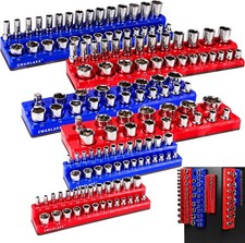 Magnetic Socket Organizer Set 6pcs Socket Holder 14 38 12 Sockets Hold Magnetic Socket Organizer Set 6pcs Socket Holder 14 38 12 Sockets Hold