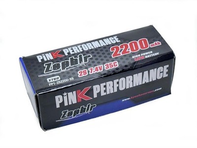 Pink Performance Zephir LiPo 2S 7.4V-2200-35C (XT60) 106x35x15mm 122g / PP1-2S22