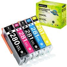 5PK PGI-280XXL CLI-281XXL Ink Cartridges for Canon TR8620A TR8622A TR8520 TS702A