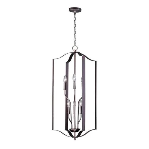 Maxim 10038OI Provident Pendant Ceiling Light, 6-Light 360 Watts, 36"H x 18"W... - Picture 2 of 4