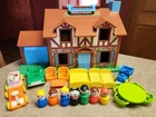 VTG 80's Fisher Price Little People FAMILY TUDOR HOUSE #952 COMPLETE - ORIGINAL