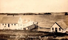RPPC Real Photo Postcard - Steamboat Wharf   Friendship,Maine  1928