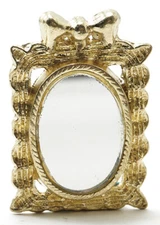  Miniature Dollhouse Ornate Mirror 1:12 Scale New