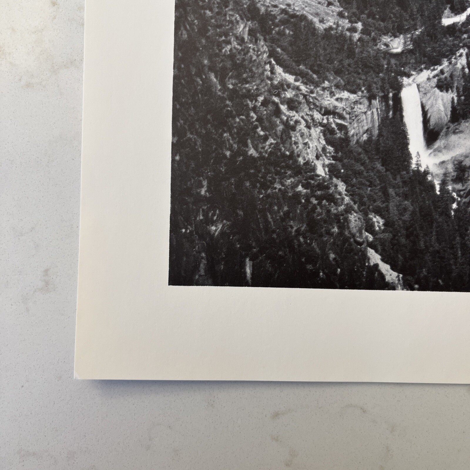 Ansel Adams 1965 Print &ldquo;The High Sierra from Glacier Point&rdquo; Yosemite - 11x14