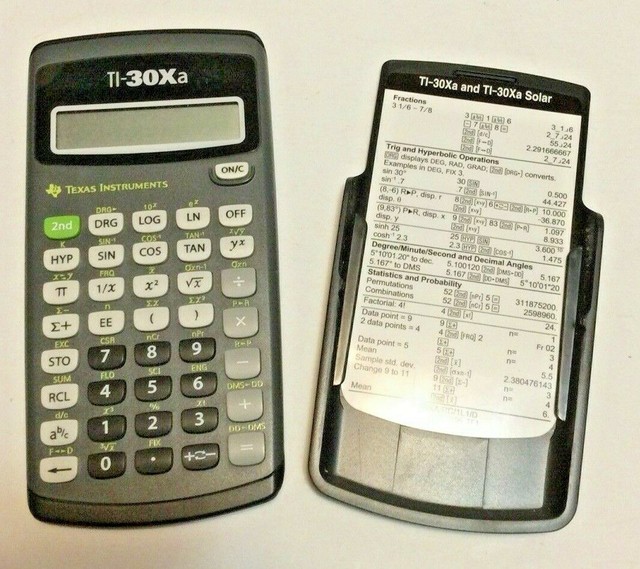 Texas Instruments TI 30Xa Scientific Calculator Works Great EBay Texas instruments ti 30xa scientific calculator works great ebay