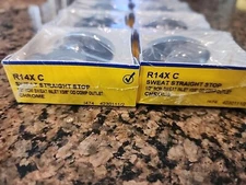 Brasscraft R14X-C Straight Stop Valve 1/2” x 3/8”OD Outlet