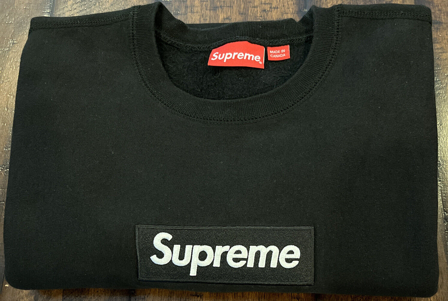 Box Logo Crewneck