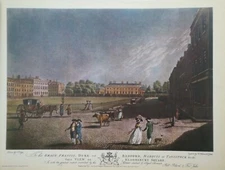 Offset Historical Print 1966 England Horses BLOOMSBURY SQUARE 1787