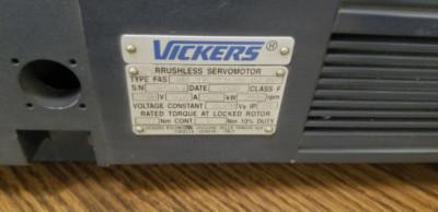Vickers Brushless  Servomotor