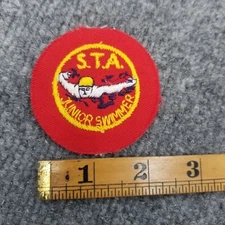 Vintage STA Junior Swimmer Patch