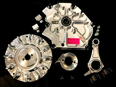 Billet KIT Predator 224cc Flywheel Side Cover Rod Filter Adapter + 24hrShipUSA