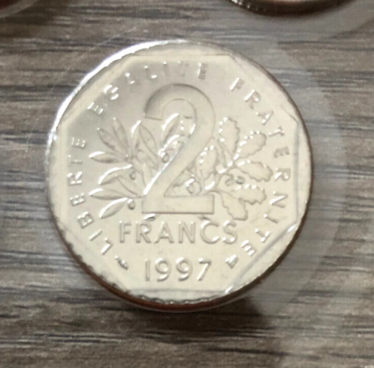 2 FRANCS SEMEUSE 1997 BU FDC SOUS SCELLÉ - Photo 1/1