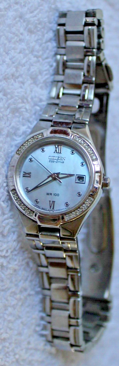 CITIZEN Eco-Drive レディース 時計 WR-100 s-l400.jpg