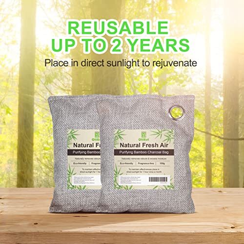 10 Pack Bamboo Charcoal Nature Fresh Air Purifying Bags Activated