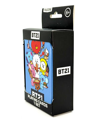 BTS KPOP BT21 Playing Cards Set in Tin Box NEW & SEALED | eBay