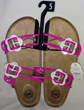 Girls Sandals Pink White Size 5 Wonder Nation Brand New