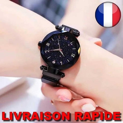 Orologio Da Donna Digitale Nero Con Quadrante Tondo LED E Cinturino Bicolore