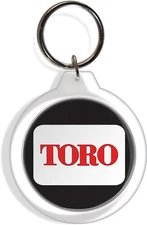 Toro farm garden tractor keychain keyring yard lawn mower part holder FOB