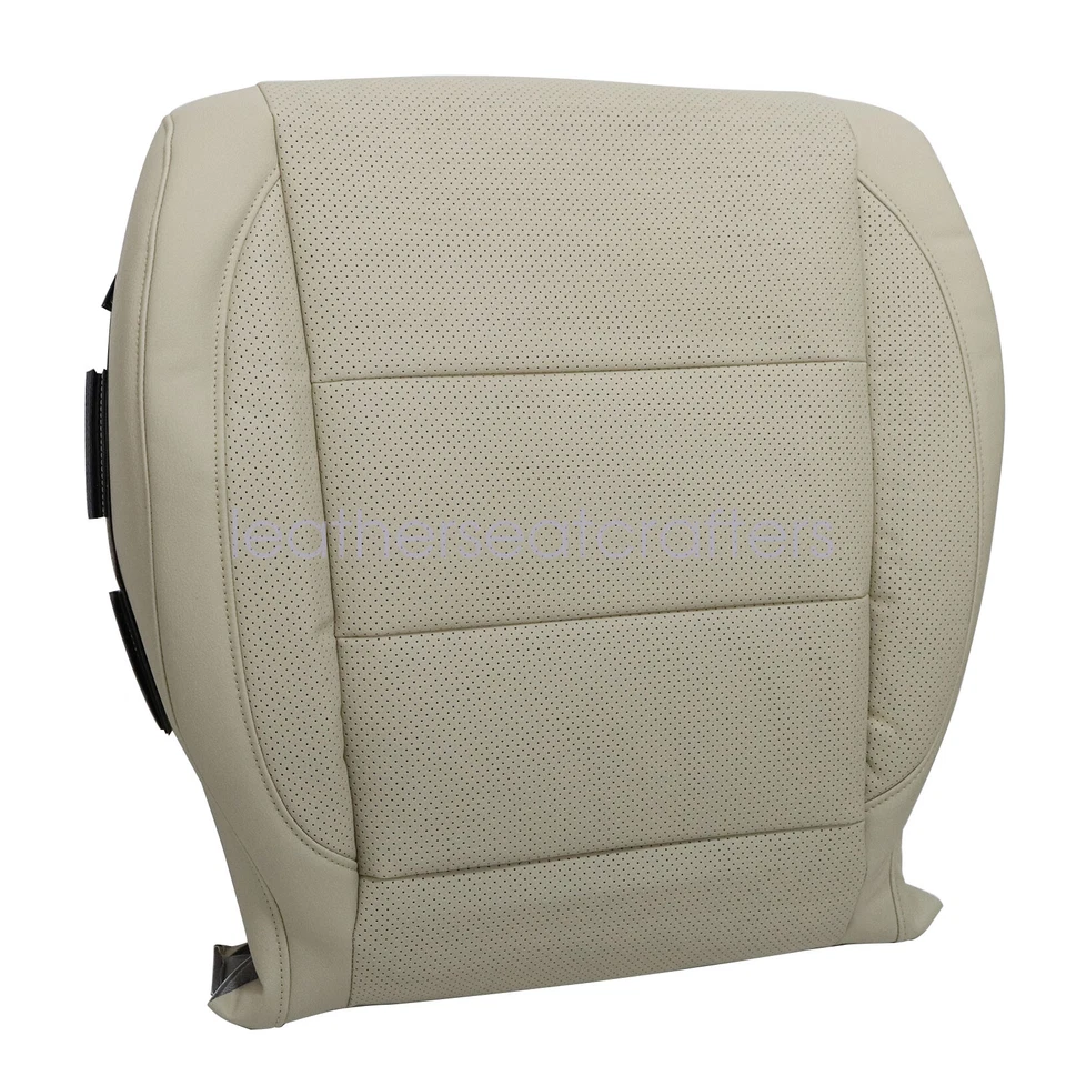 Front Both Side Bottom & Top Leather Seat Cover Tan For 2006-2010 VW Jetta Sedan Foto 4 de 4