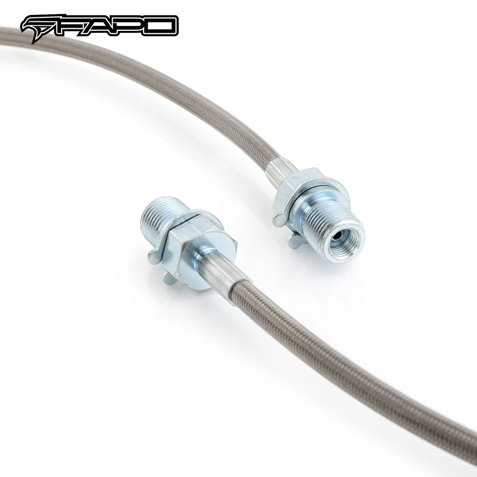 FAPO Front 4-6" Extended Brake Lines For Chevy C K 10 20 30 K5 Blazer 71-1978 - Image 2 of 4