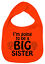 thumbnail 8  - Sister Baby Bib &#034;I&#039;m Going to Be a Big Sister&#034; New Sibling Gift