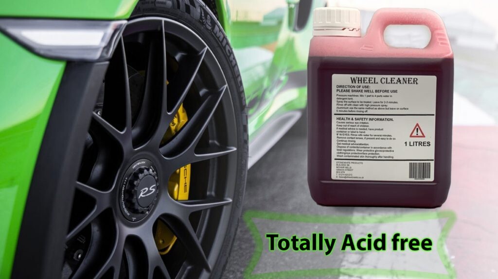 1L Alloy Wheel Cleaner Liquid Removes Rust & BrakeDust Fallout Car