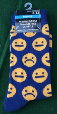 Mens Fun Themed Dress Socks EMOJIs Sz 6-12