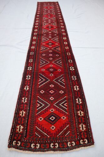 Antico splendido corridore afgano fatto a mano, qualsiasi tappeto decorativo per stanza.  Dettagli qui sotto - Foto 1 di 7