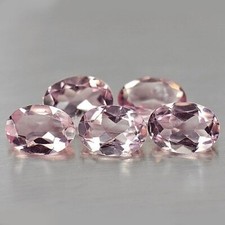 MORGANITE 13 x 9 MM OVAL CUT ALL NATURAL VVS SOFT PINK COLOR