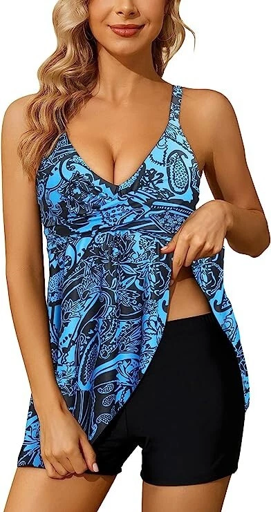 Womens tankini swimsuit deals