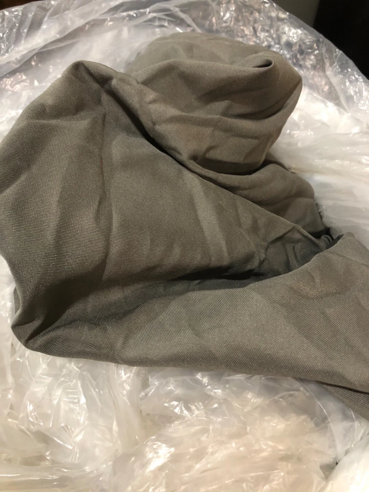 Acogedora silla bolsa de frijoles de 4 pies gris 4’ gris Foto 2 de 3