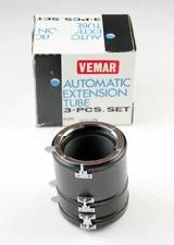 Vemar - Automatic Extension Tube 3-Piece Set - Nikon F Non-Ai Mount - Vintage