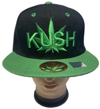 WEED POT LEAF KUSH 3D Embroidered Snapback Adjustable Baseball Cap Hat Lot 1-12