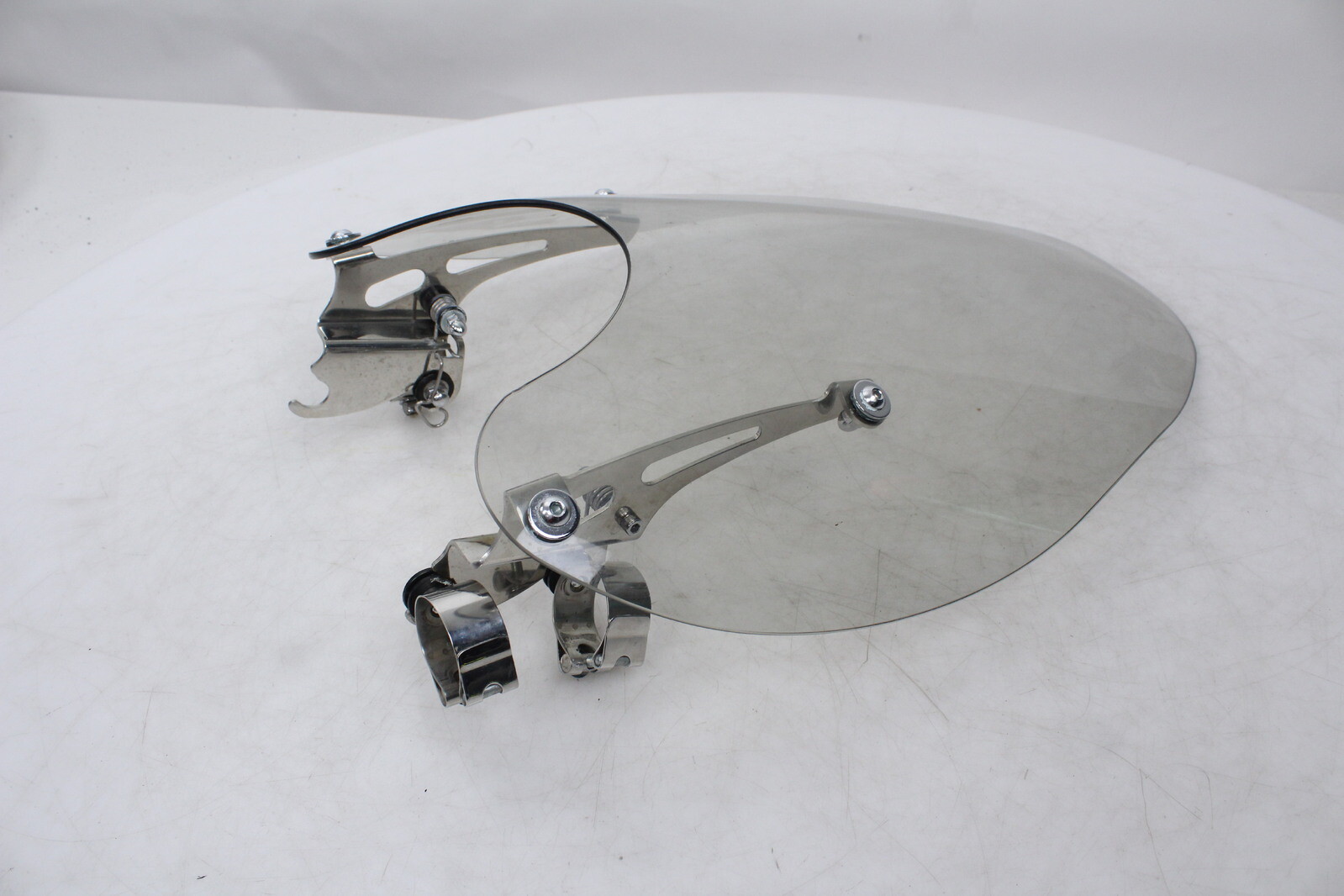 Windshield Lexan 1 3/4" clamps Quick Release Harley Davidson Sportster XL1200/88 eBay