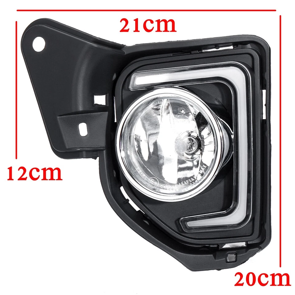 Luz de circulación diurna LED DRL luces antiniebla intermitentes para Toyota Hiace 2014-2018 Foto 2 de 4