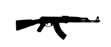 AK-47 AK47 Gun Vinyl Decal Sticker