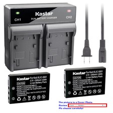 Kastar Battery Rapid Charger for Kodak KLIC-5001 Kodak EasyShare Z7590 Camera