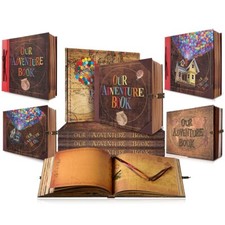 Our Adventure Book Scrapbook Leather Photo Album DIY Christmas Anniversary Gift