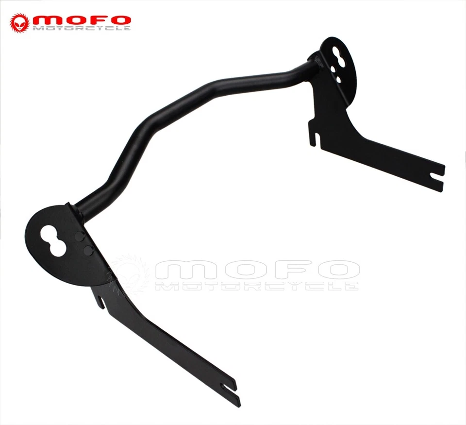 For Harley Touring Road King FLHR Front Passing Spot Fog Light Mount Bracket Bar - Image 2 of 4