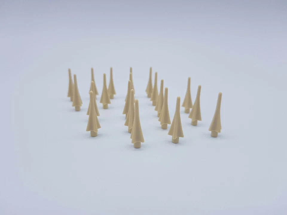 LEGO LOT 20 X CIME / BLADE NO.9 TAN REF 24482 / 6227231 *NEUF*